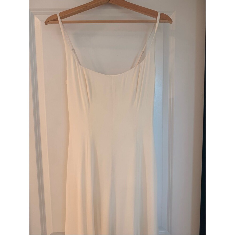 New Reformation Sirinda fior di latte Dress Elegant Ivory bridal dress, max gown - Picture 8 of 16